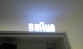 braun acrylic signs