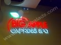 BUILD UP SIGNAGE FOR BIG APPLE| acrylic signage