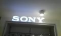 sony acrylic signage