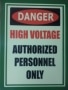 authorized personnel|photo luminescent sign |directional signs | photoluminescent sign