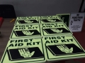 photoluminescent first aid