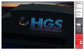 HGS building signage |signage design