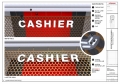 cashier signage |signage design