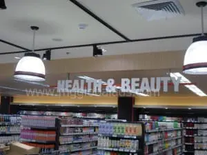 Signages for Rustans Supermarket