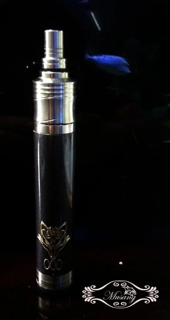 LED signage for Mustang client featuring black and silver vape device, Quezon City location by M&G Global Ads.