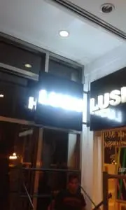 acrylic sign