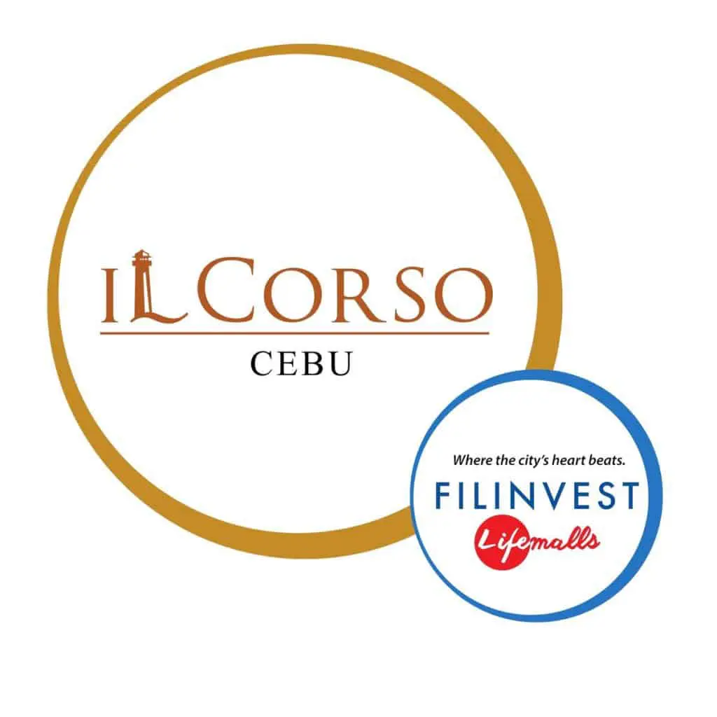 Acrylic signage for Filinvest Lifemalls client in Ortigas, shows IL Corso Cebu and Filinvest logos with slogan by M&G Global Ads.