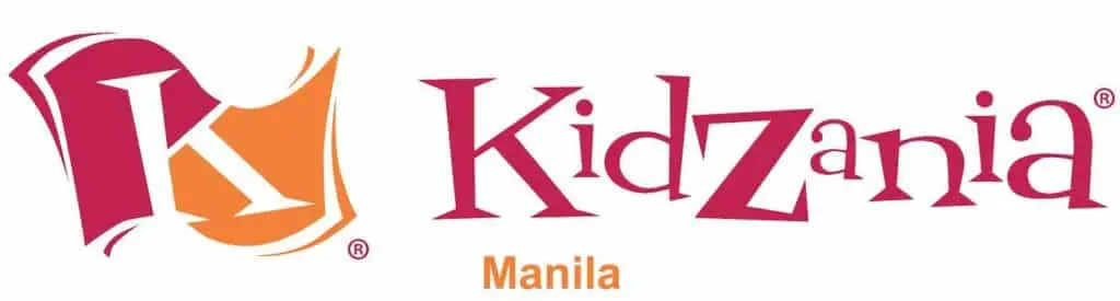 Acrylic and LED signage for KidZania Manila logo, Makati branch, orange K emblem with pink text. By M&G Global Ads.