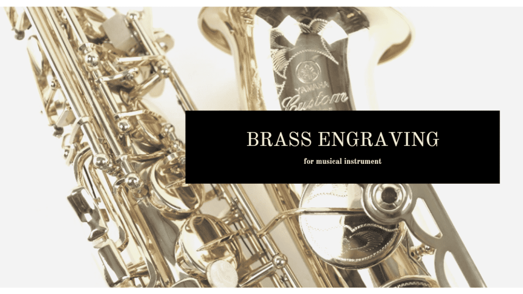 Elegant metallic signage for musical instrument brass engraving, Quezon City, by M&G Global Ads.