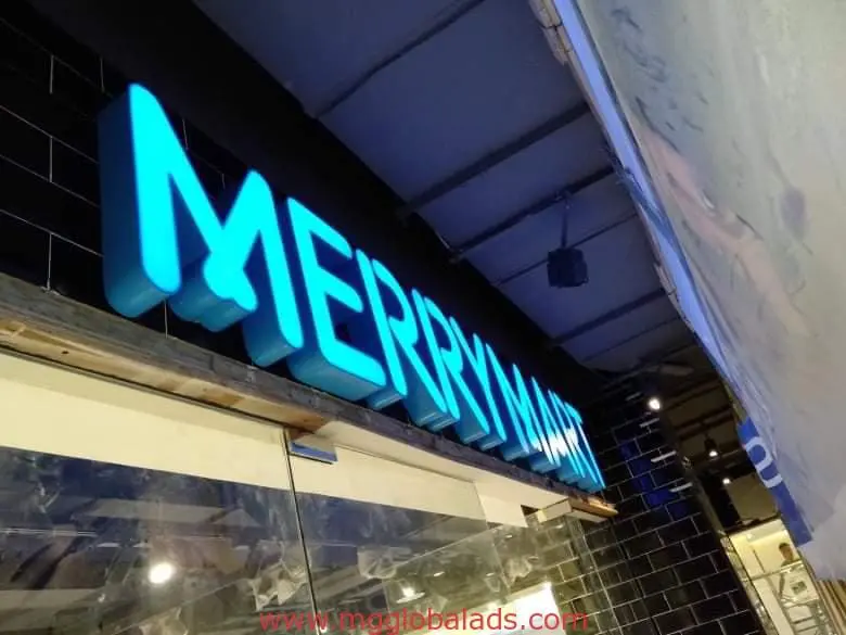acrylic signage | sign maker | merry mart