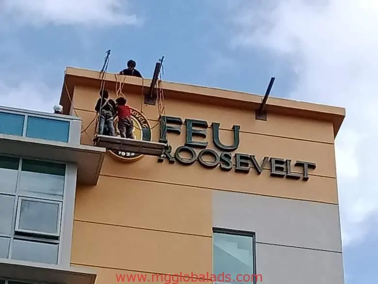 school signage | building signage | FEU roosevelt