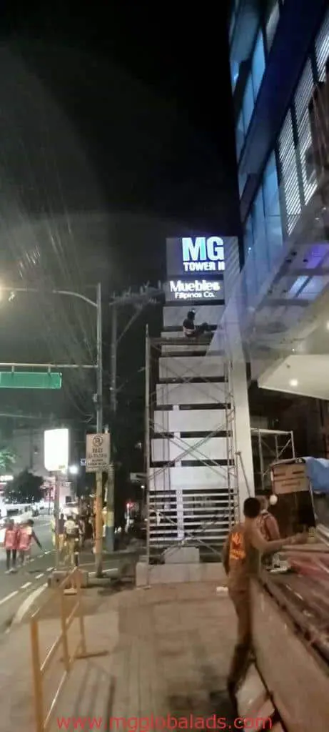 Pylon Signage Metro Manila – M&G Global Ads Project
