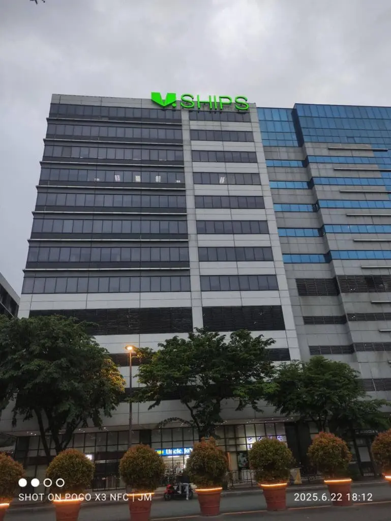 Vships Building Signage