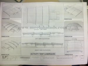 tent membrane plan