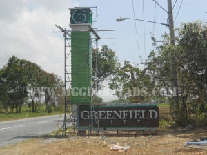 greenfield pylon post signage philippines