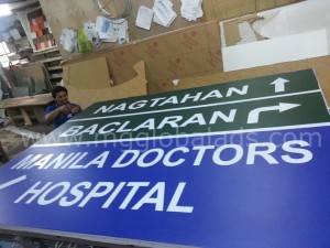 manila doctors | pylon post | panaflex