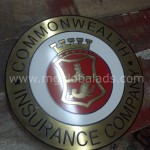 San Miguel Insurance Brass Engraving