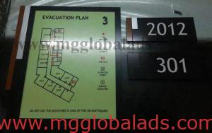 evacuation map glow in the dark