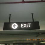 photoluminescent| directional signage | parking sign| 3