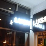 signage maker| lush | store sign maker