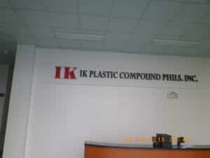 acrylic signage