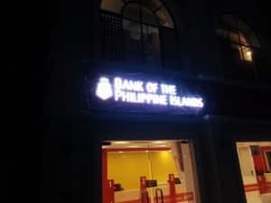 bank signage | sign maker taguig | BPI