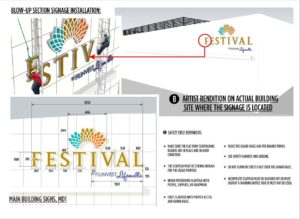 signage design festival| 3d design | signage design