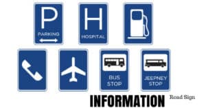 information road signs