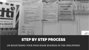 Step by Step Process on Registering your Food Kiosk Business in the Philippines