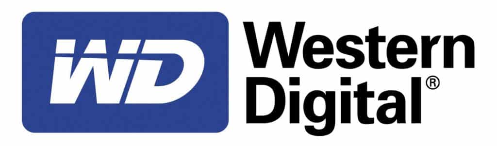 Western Digital metallic outdoor signage in Makati with blue WD monogram and bold black text, by M&G Global Ads.