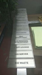 engrave signage -room signs