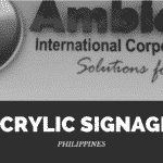 Acrylic Signage Philippines