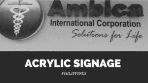 acrylic signage philippines