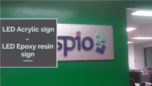 led acrylic sign vs. led epoxy resin sign