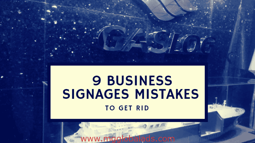 9 business signages mistakes to get rid