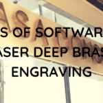 Uses of software in laser deep brass engraving