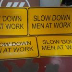 men at work | safety signs | traffic signs