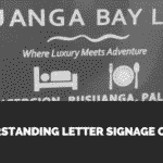 Understanding letter signage option