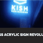 A Mass Acrylic sign Revolution