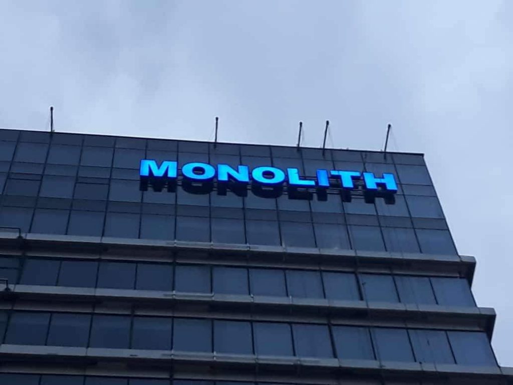 building signage | sign maker | Monolith