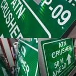 safety sign | street sign | ATN crusher