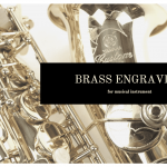 Music Instrument Brass Engraving