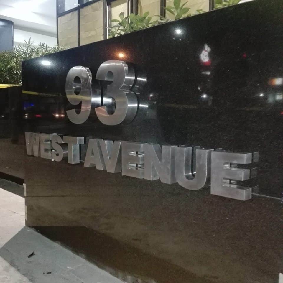 93ave |stainless sign | sign maker philippines