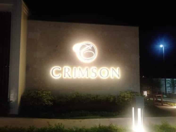 Crimson lighted signage | hotel signs | boracay sign maker