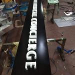 Acrylic sign also life expectansy