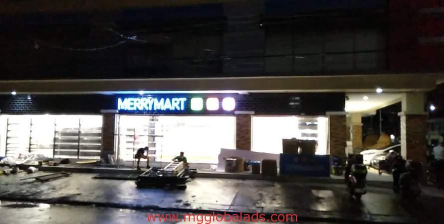 acrylic signage | sign maker | merry mart