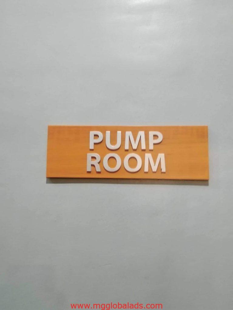 room sign | sign maker | acrylic sign