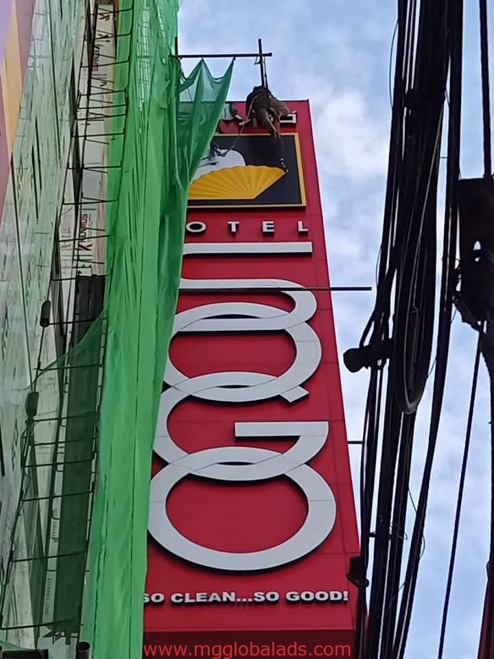 sogo hotel | building sign | sign maker