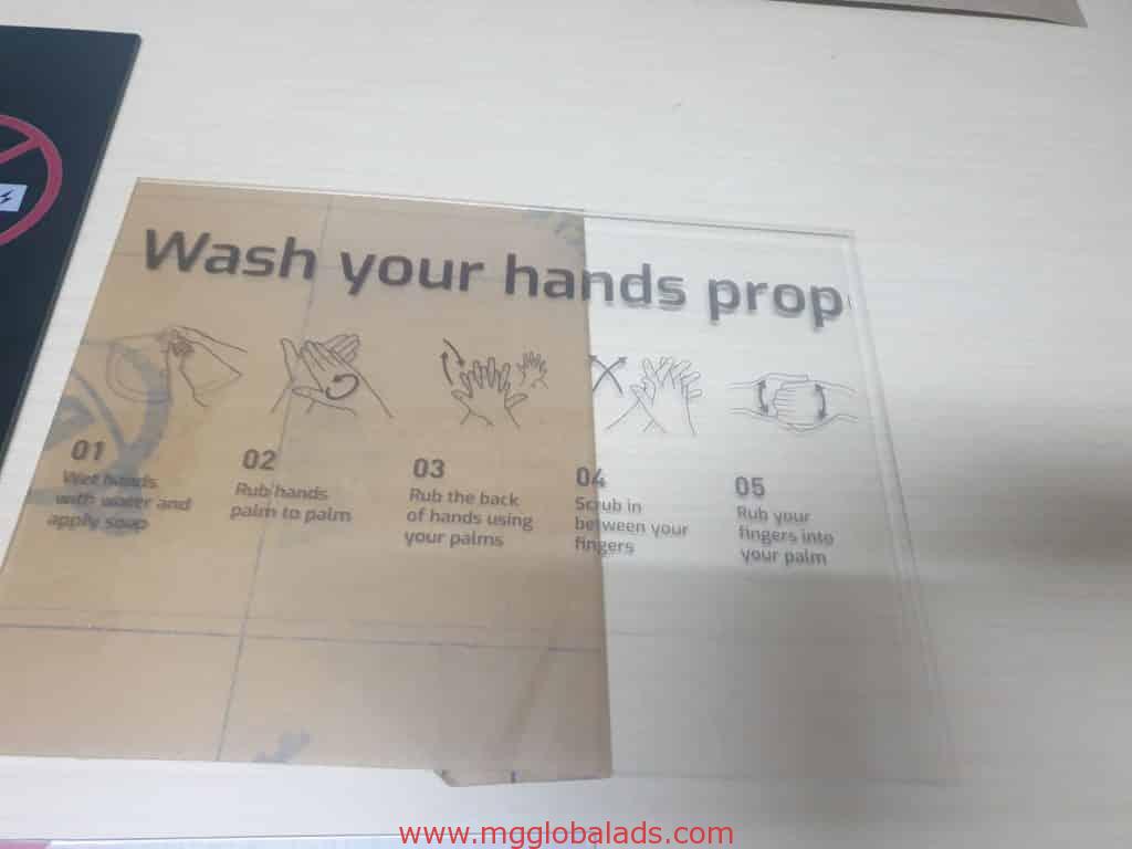 safety sign |signage maker| wash hands