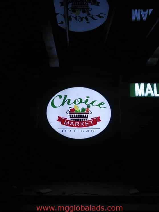 acrylic sign | signage maker | Choice Market